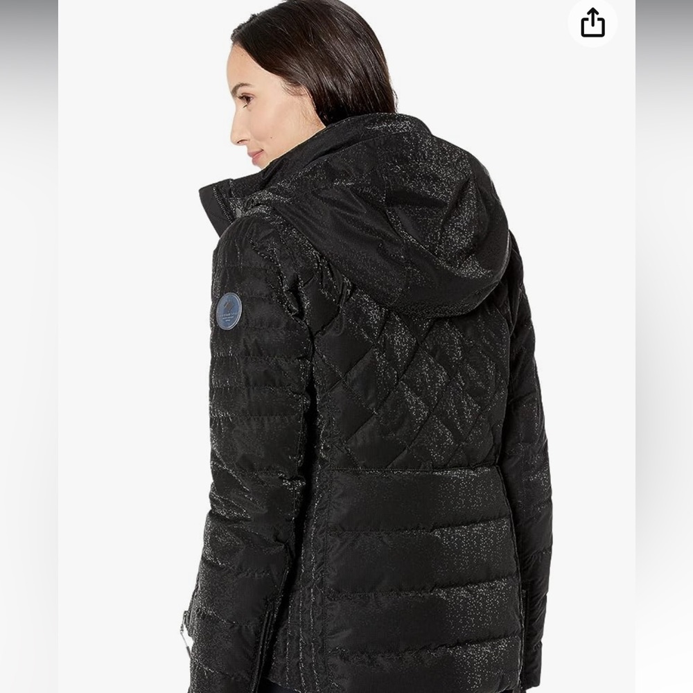 Obermeyer Devon Down Ski Jacket Black Size 4 - image 2